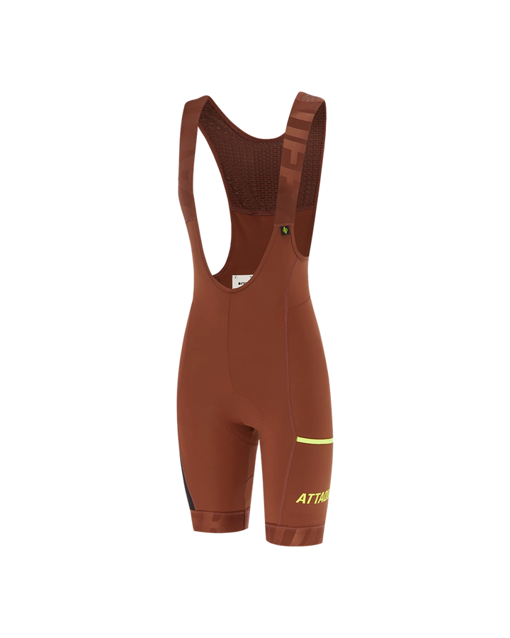 Womens Cargo Bib Burnt Orange-Attaquer feature display pdp-hide