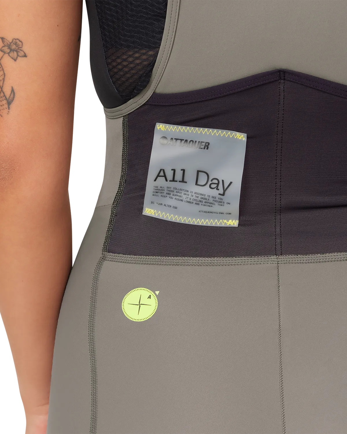 Womens Cargo Bib Grey Smoke-Attaquer-Attaquer