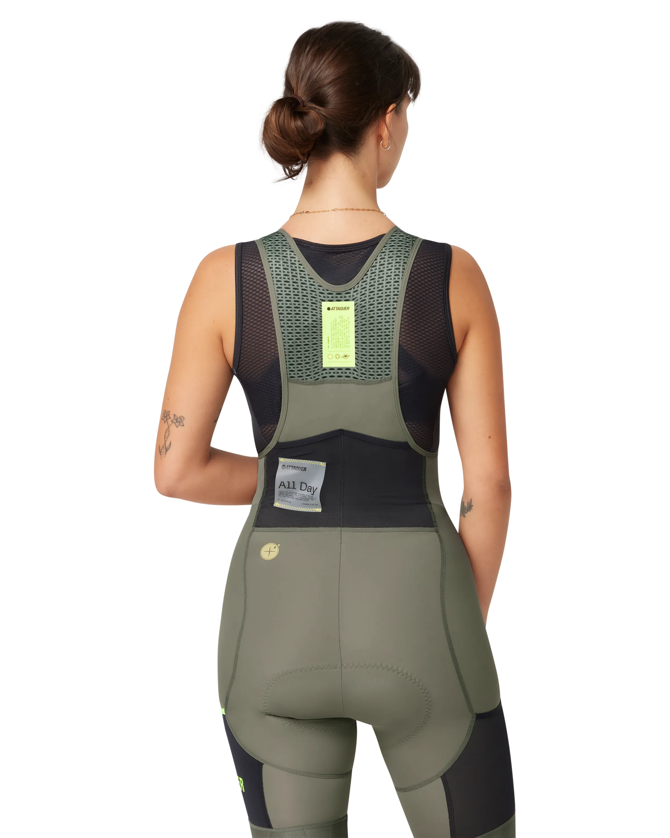 Womens Cargo Bib Grey Smoke-Attaquer Dead Stock-Attaquer