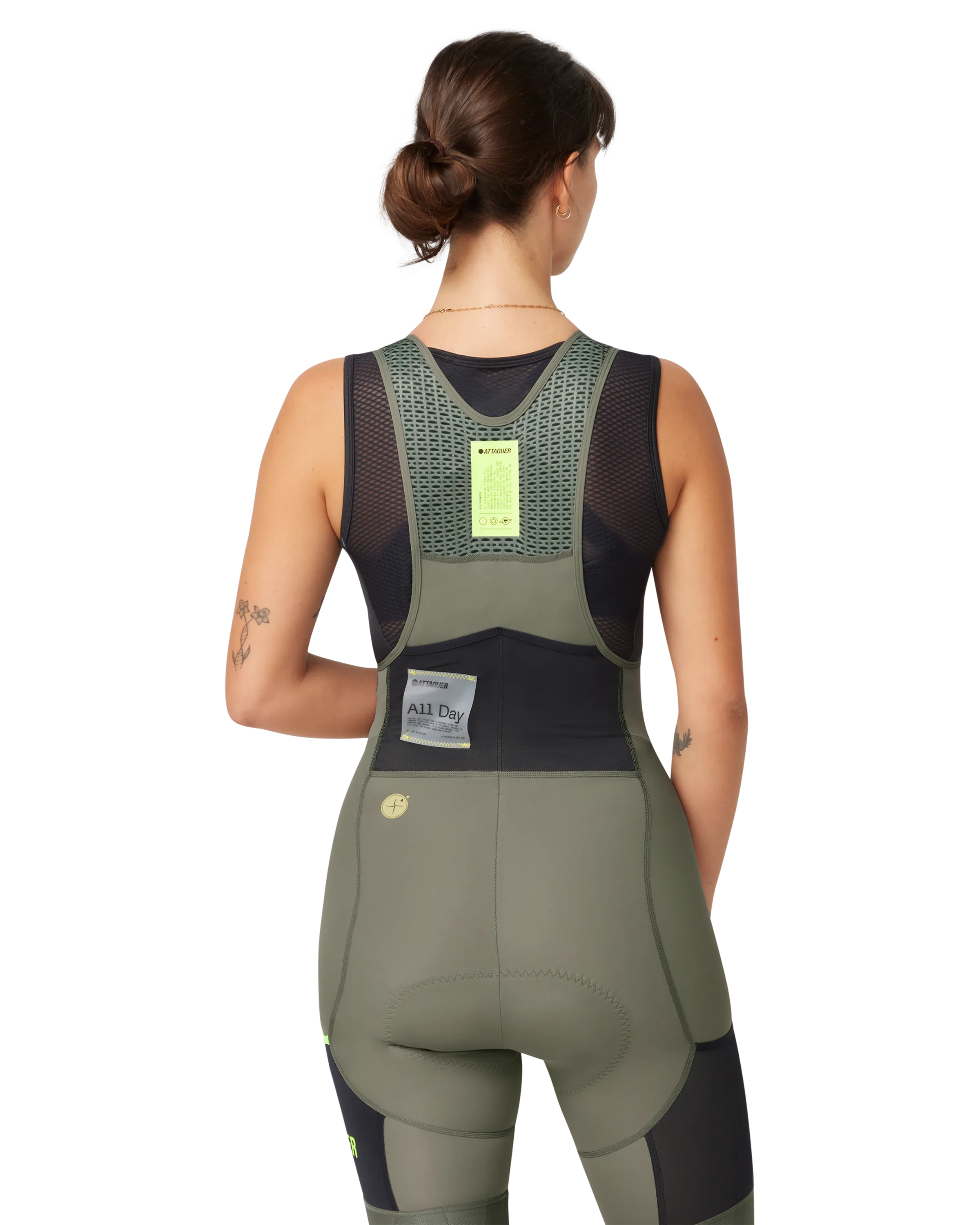 Womens Cargo Bib Grey Smoke-Attaquer Dead Stock-Attaquer