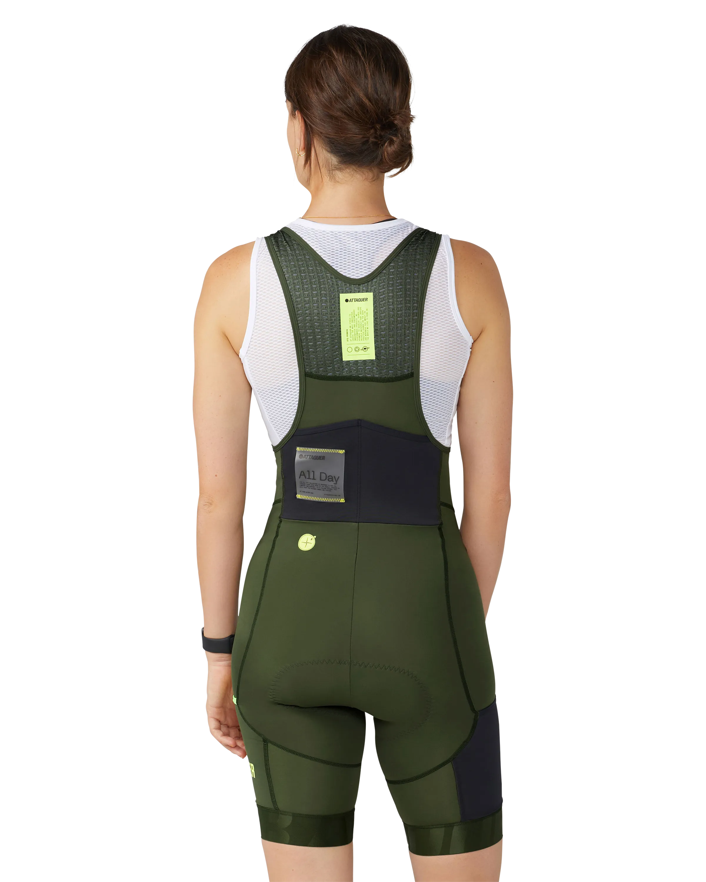Womens Cargo Bib Pine-Attaquer Dead Stock-Attaquer