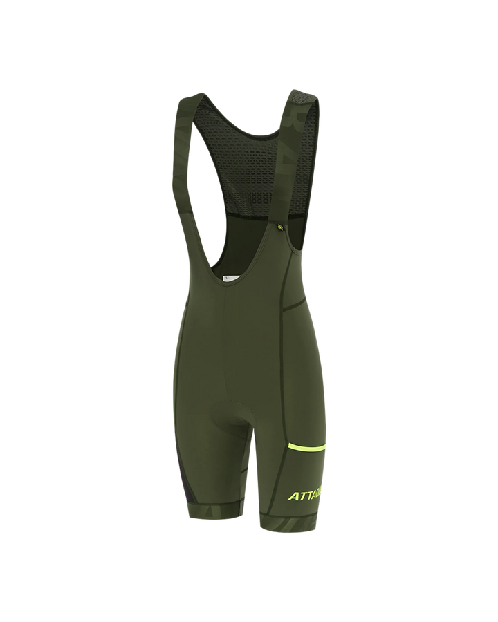 Womens Cargo Bib Pine-Attaquer feature display pdp-hide