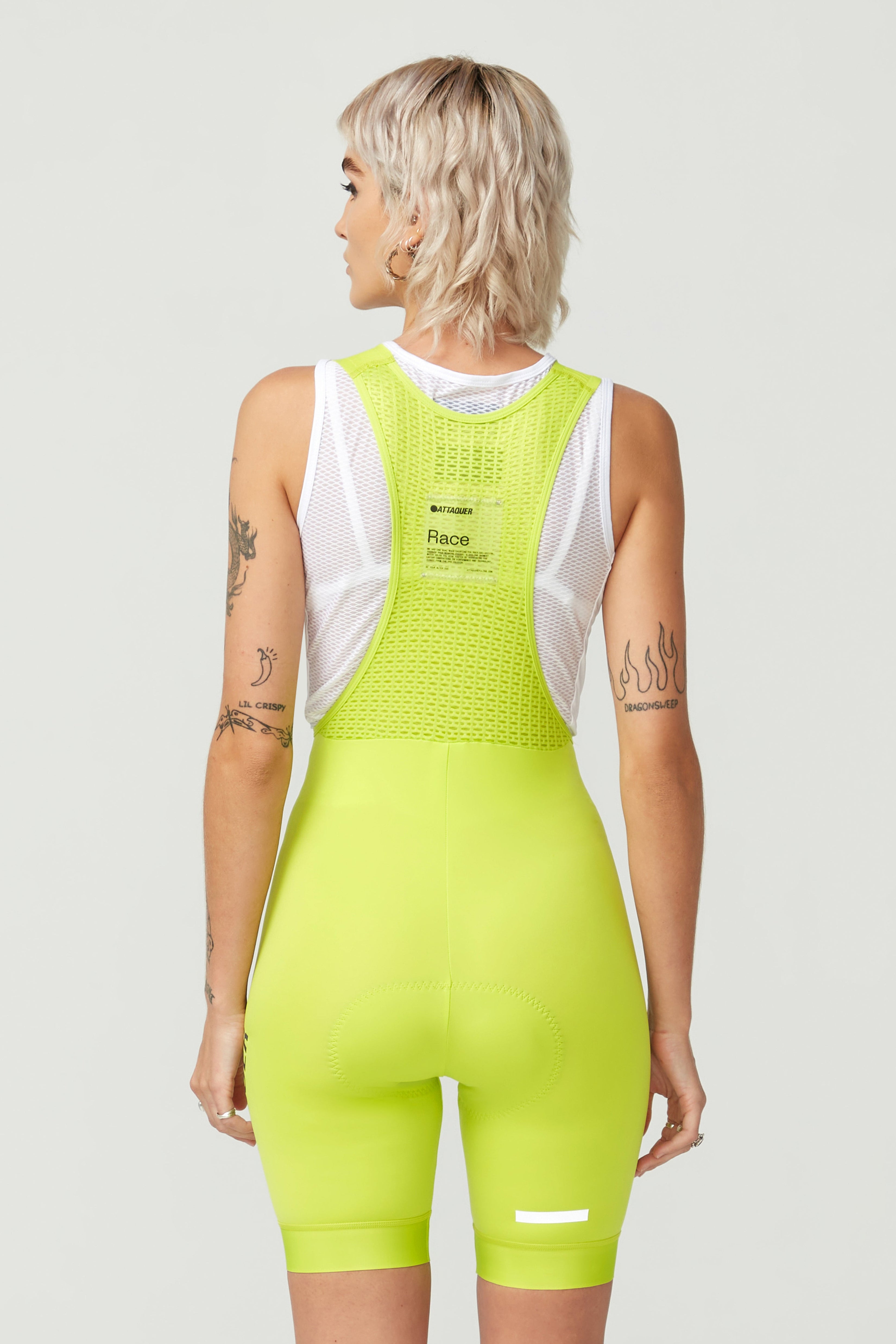 Womens Race Bib Acid Lime-Attaquer Dead Stock-Attaquer