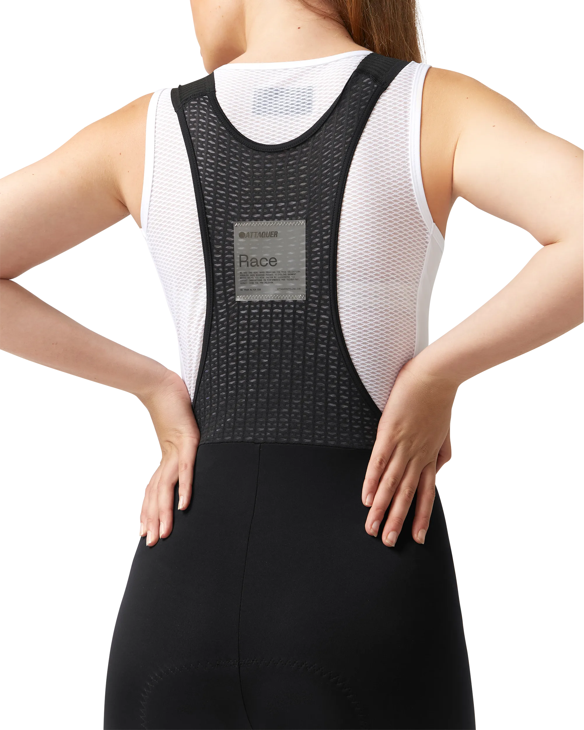 Womens Race Bib Short Black/Tonal-Attaquer Dead Stock-Attaquer