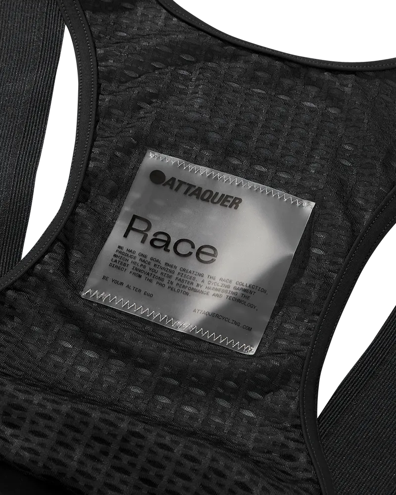 Womens Race Bib Short Black/Tonal-Attaquer Dead Stock-Attaquer