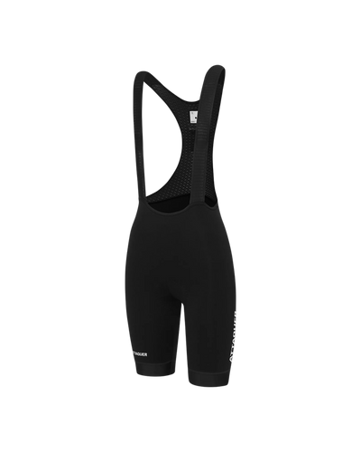 Womens Race Bib Short Black/White-Attaquer feature display pdp-hide
