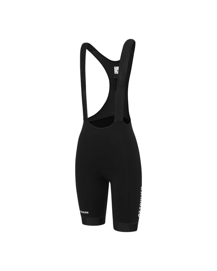 Womens Race Bib Short Black/White-Attaquer feature display pdp-hide