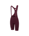 Womens Race Bib Short Burgundy-Attaquer feature display pdp-hide