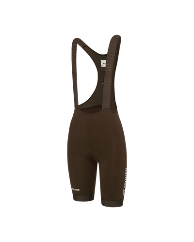 Womens Race Bib Short Cocoa-Attaquer feature display pdp-hide