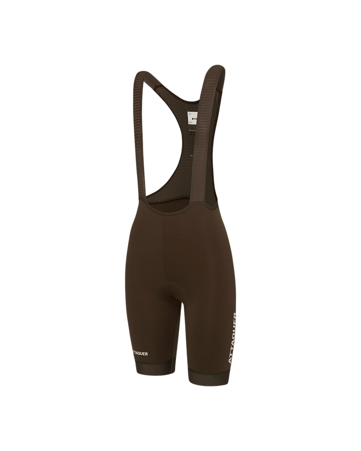 Womens Race Bib Short Cocoa-Attaquer feature display pdp-hide