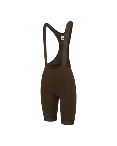 Womens Race Bib Short Cocoa/Tonal-Attaquer feature display pdp-hide
