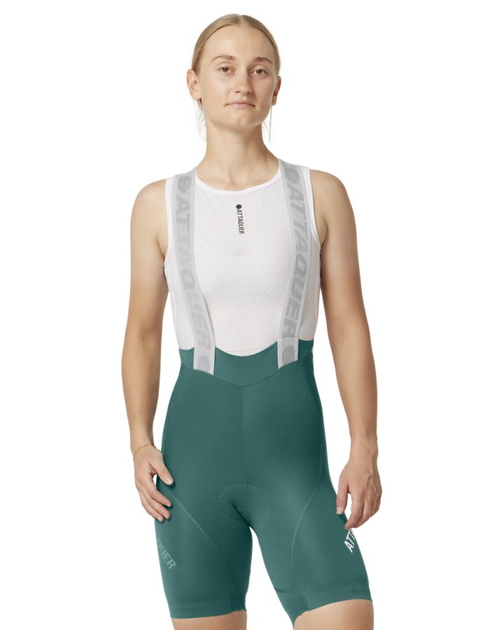 Womens Race Bib Short Emerald (short)-Attaquer-Attaquer