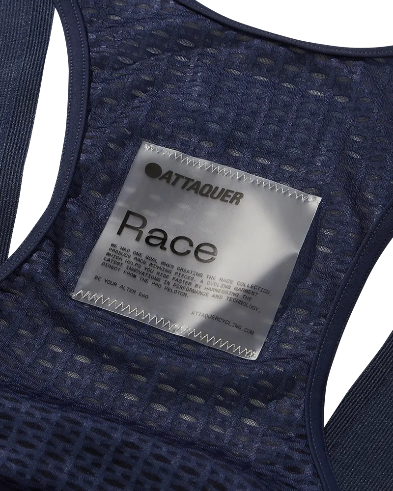 Womens Race Bib Short Navy-Attaquer Dead Stock-Attaquer
