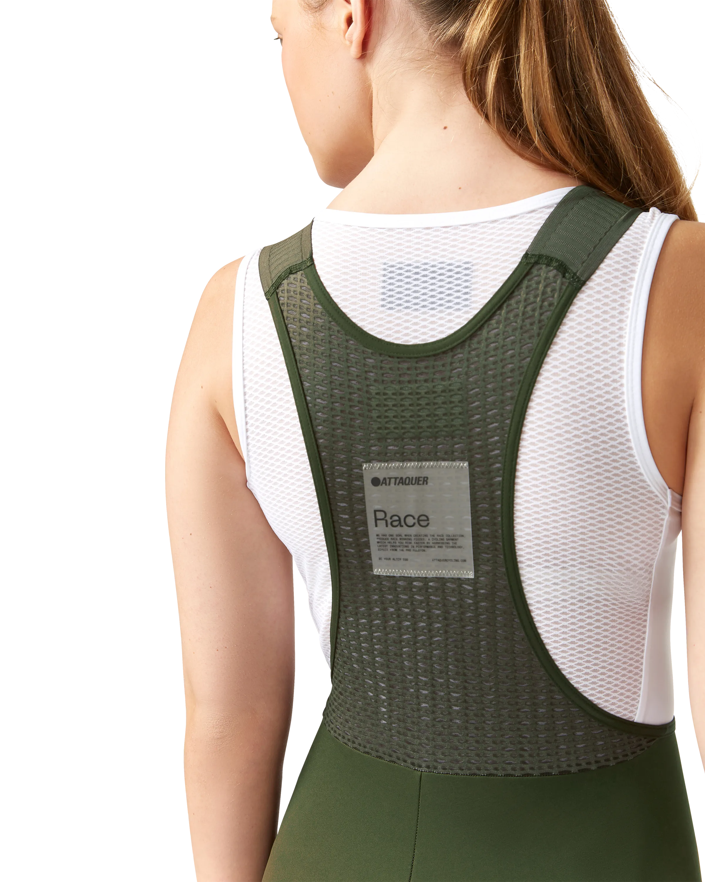 Womens Race Bib Short Pine-Attaquer Dead Stock-Attaquer