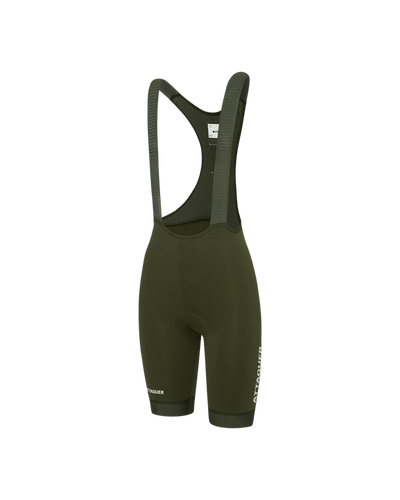 Womens Race Bib Short Pine-Attaquer feature display pdp-hide