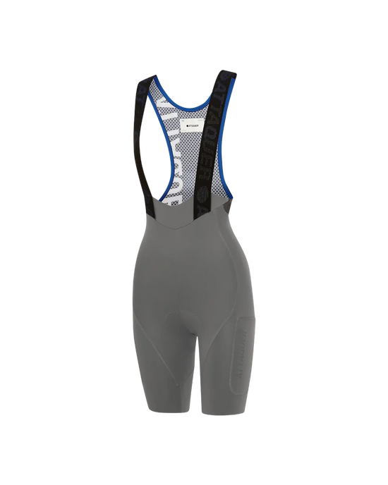 Womens Race Cargo Bib Short Anthracite