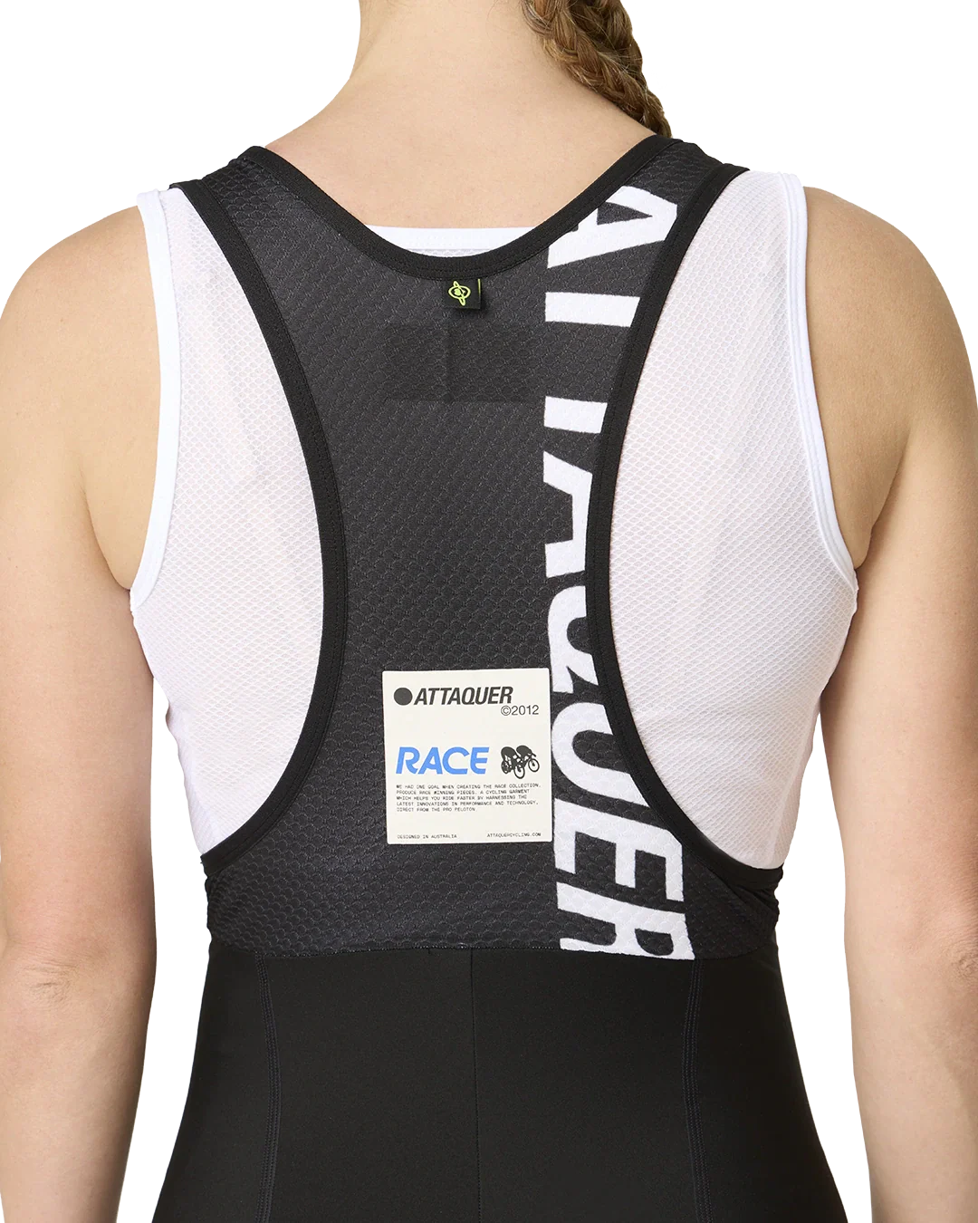 Womens Race Cargo Bib Short Black-Attaquer-Attaquer