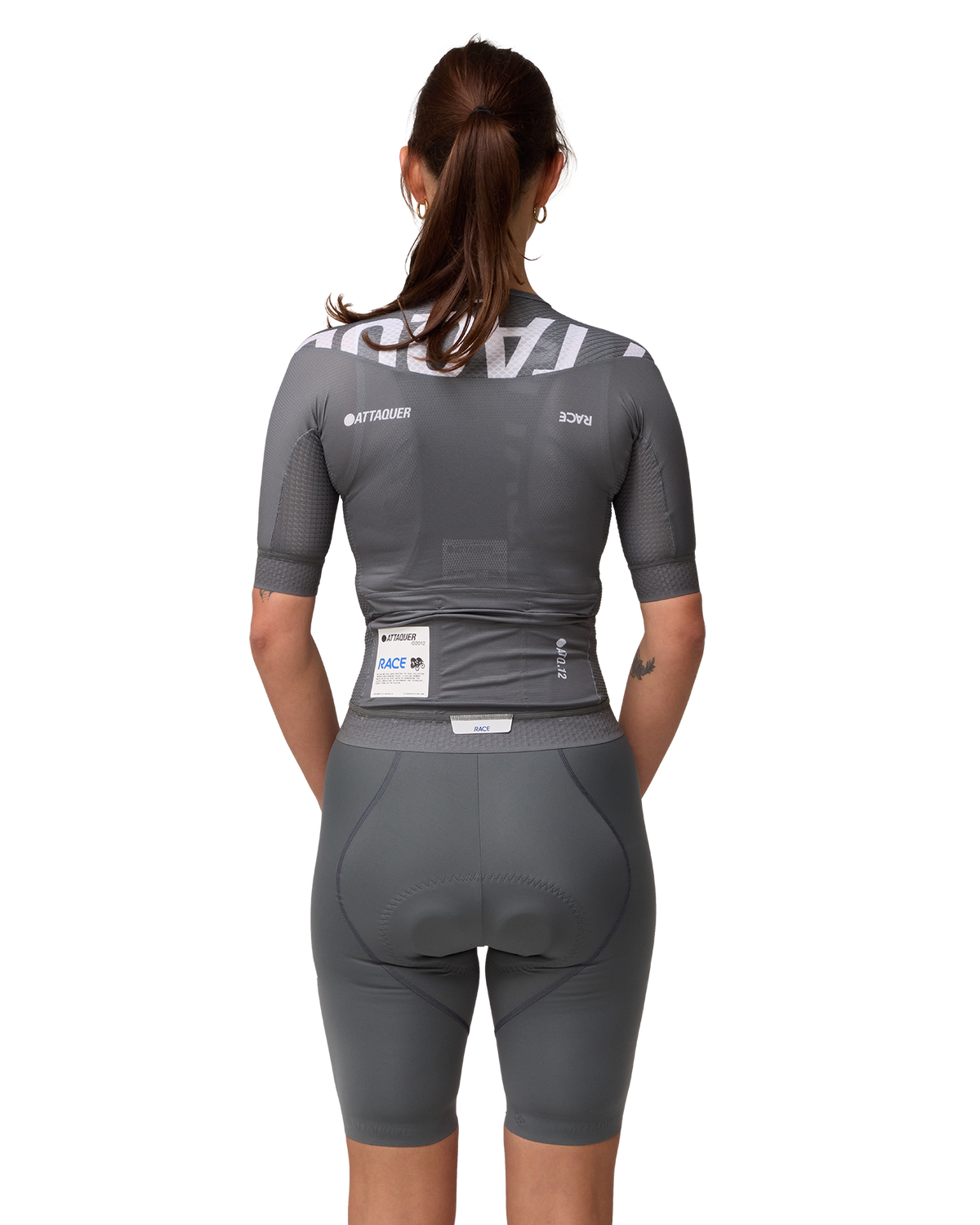 Womens Race Jersey Anthracite-Attaquer-Attaquer
