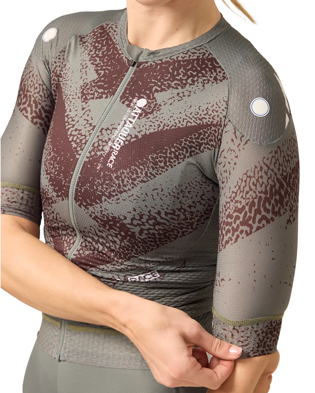 Womens Race Jersey Anthracite-Attaquer-Attaquer