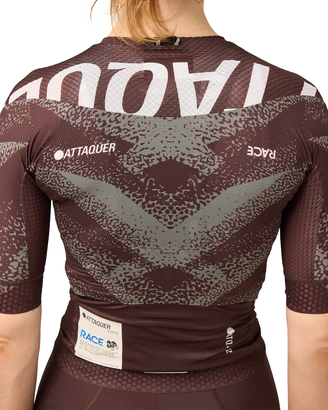 Womens Race Jersey Brown-Attaquer-Attaquer
