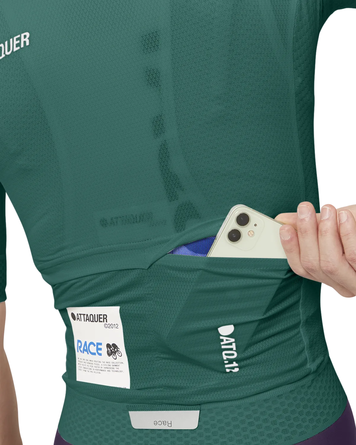 Womens Race Jersey Emerald-Attaquer-Attaquer