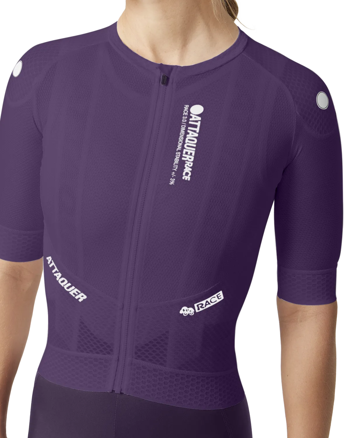 Womens Race Jersey Purple-Attaquer-Attaquer