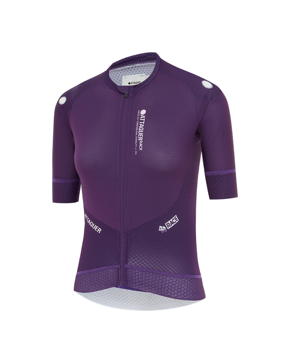 Womens Race Jersey Purple-Attaquer feature display pdp-hide