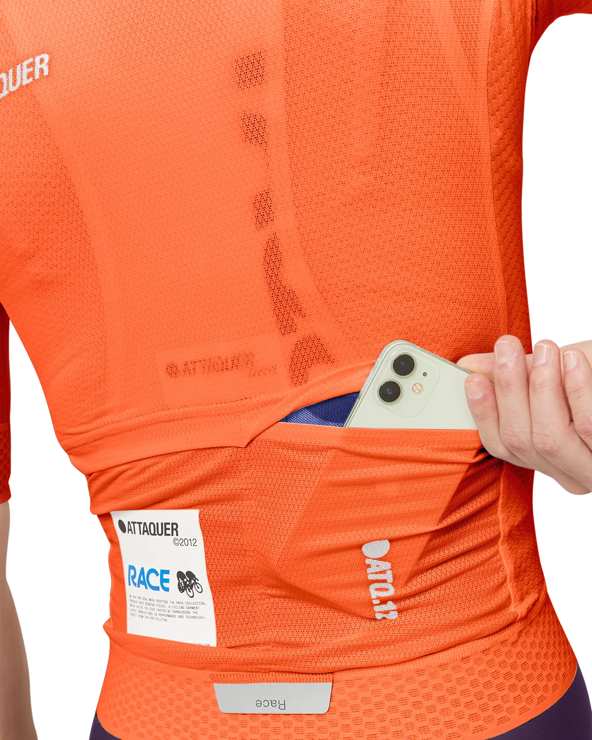 Womens Race Jersey Solar Orange-Attaquer-Attaquer