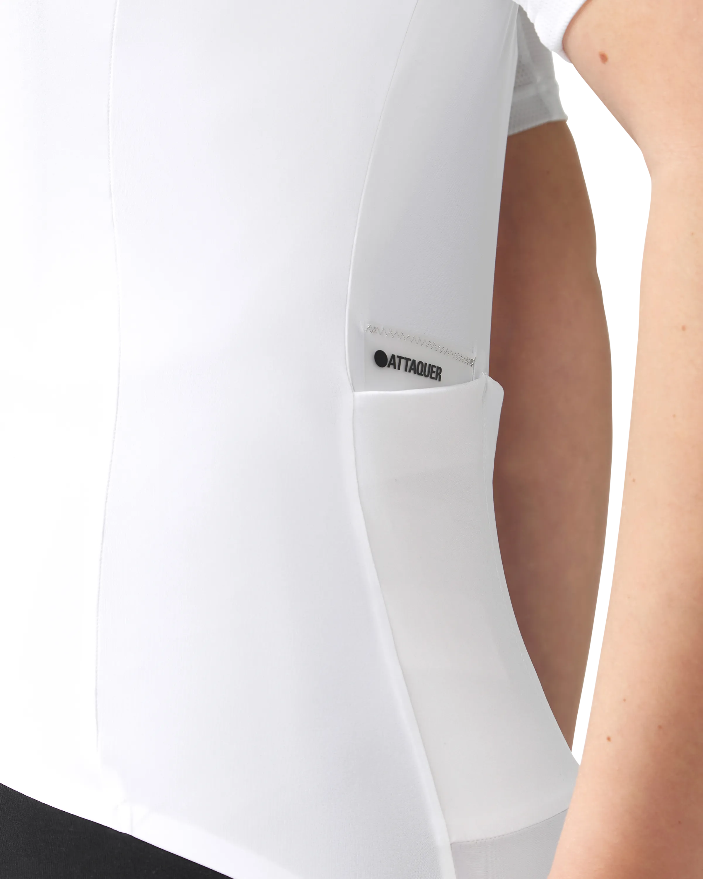 Womens Race Jersey White-Attaquer Dead Stock-Attaquer