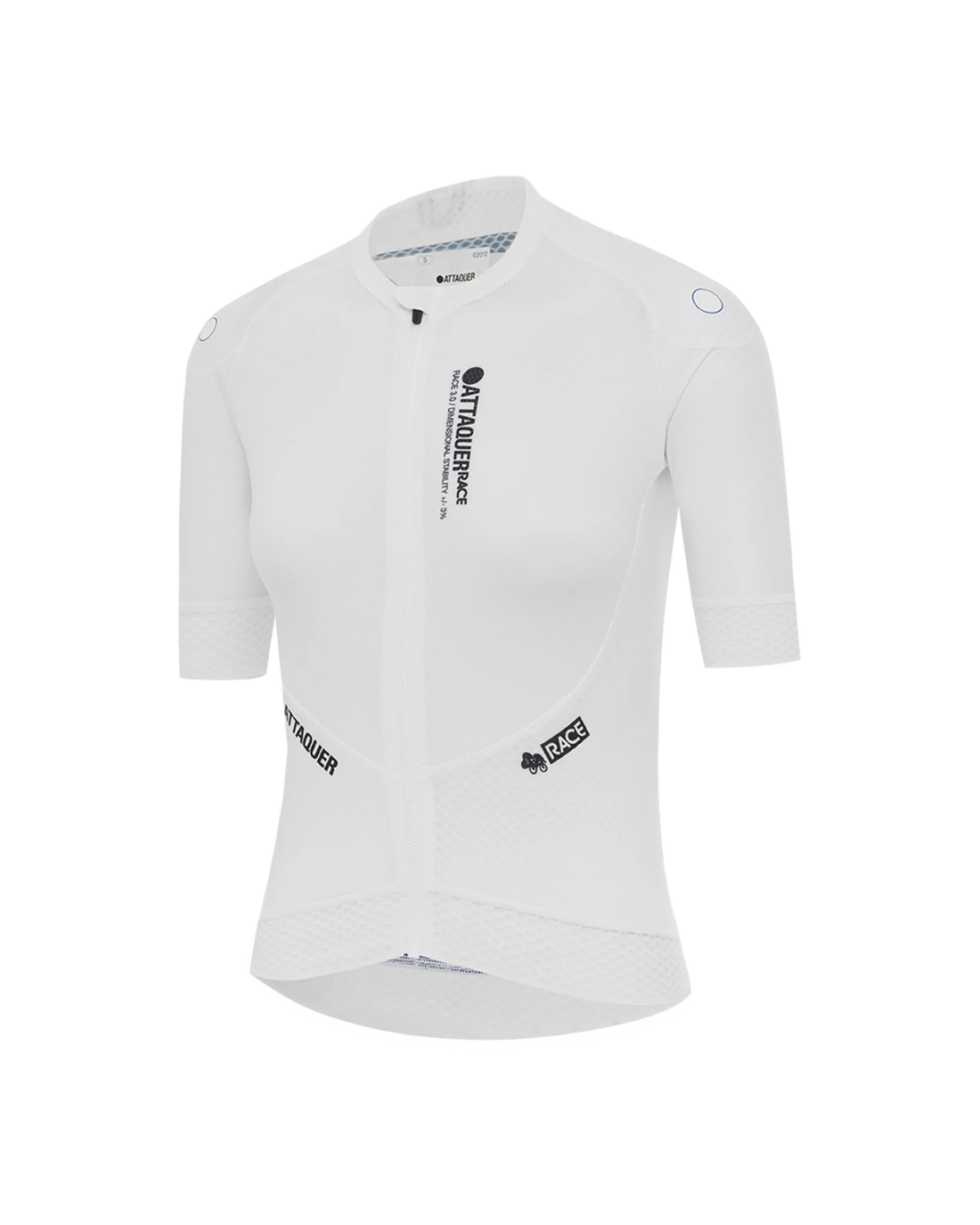 ATTAQUER RACE 半袖サイクルジャージ ホワイト Womens Race Jersey White | Attaquer Cycling Jersey