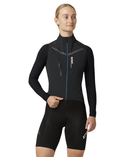 Womens Race Rain Gilet Black-Attaquer-Attaquer