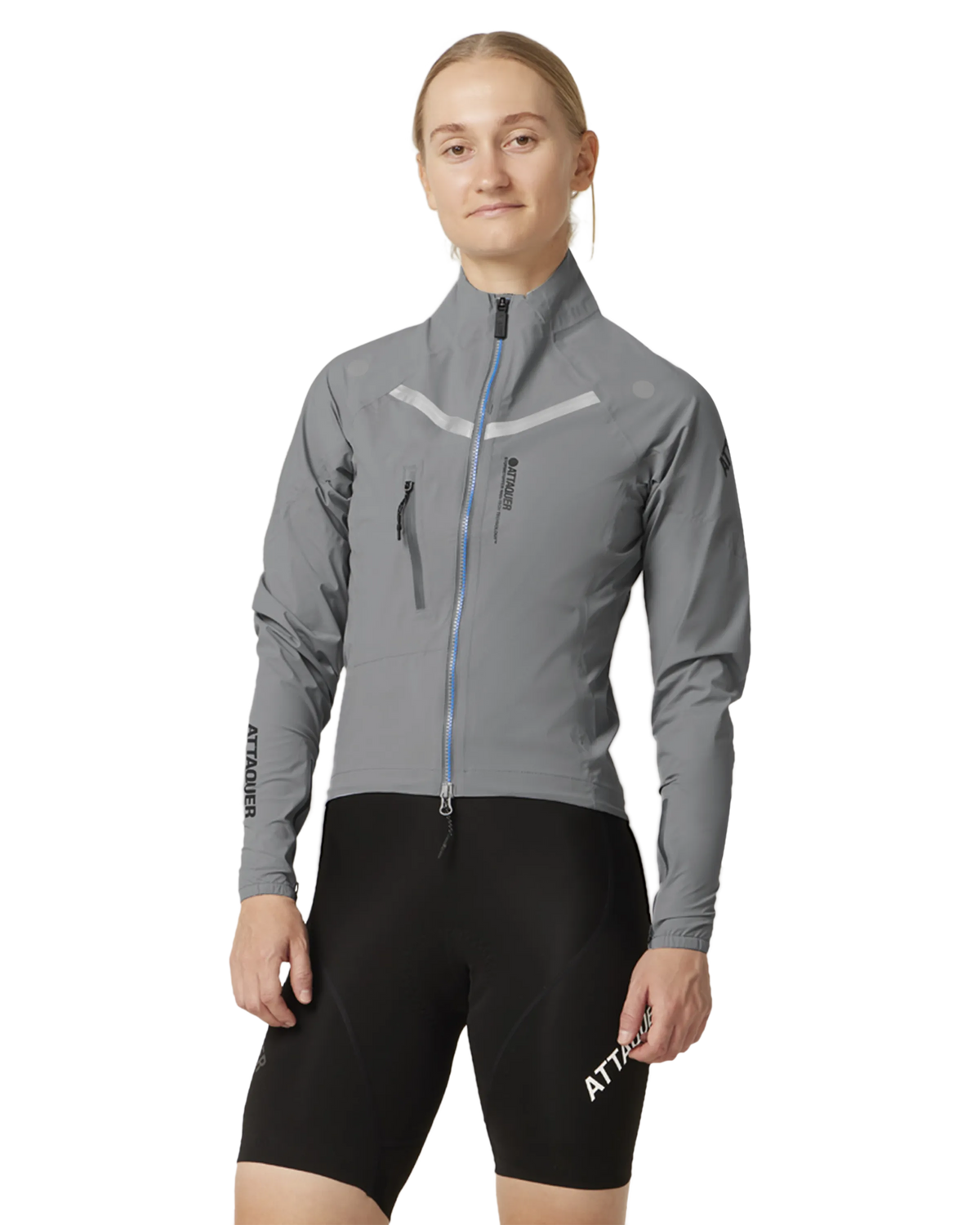 Womens Race Rain Jacket Grey-Attaquer-Attaquer