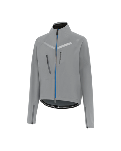Womens Race Rain Jacket Grey-Attaquer feature display pdp-hide