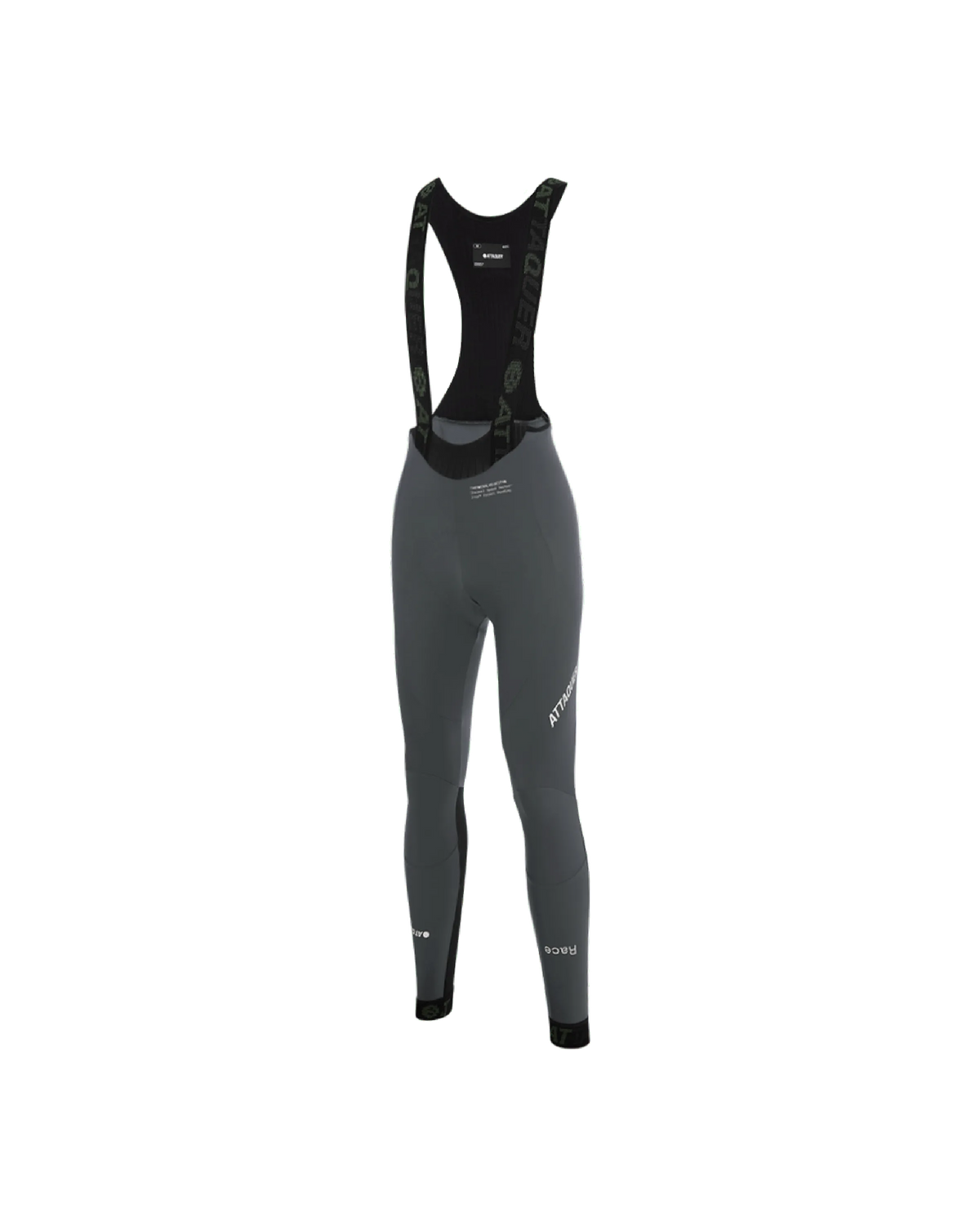 Womens Race Winter Bib Longs Anthracite-Attaquer feature display pdp-hide