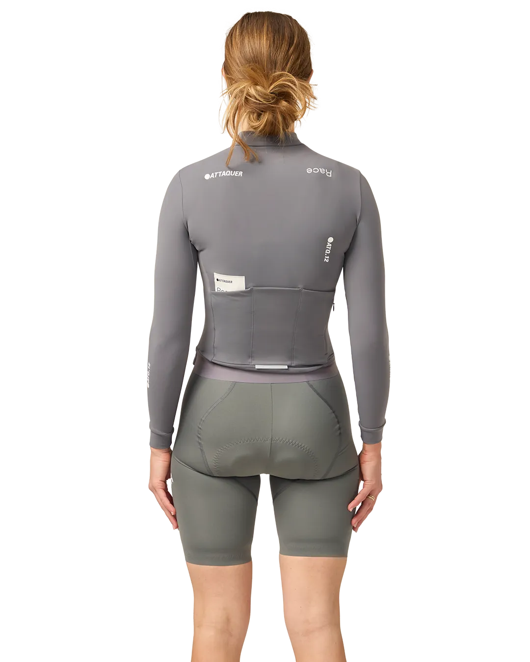 Womens Race Winter Long Sleeved Jersey Anthracite-Attaquer-Attaquer