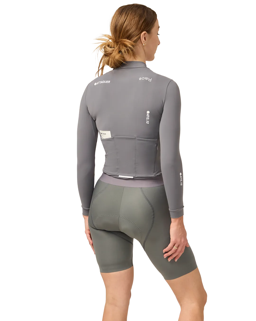 Womens Race Winter Long Sleeved Jersey Anthracite-Attaquer-Attaquer