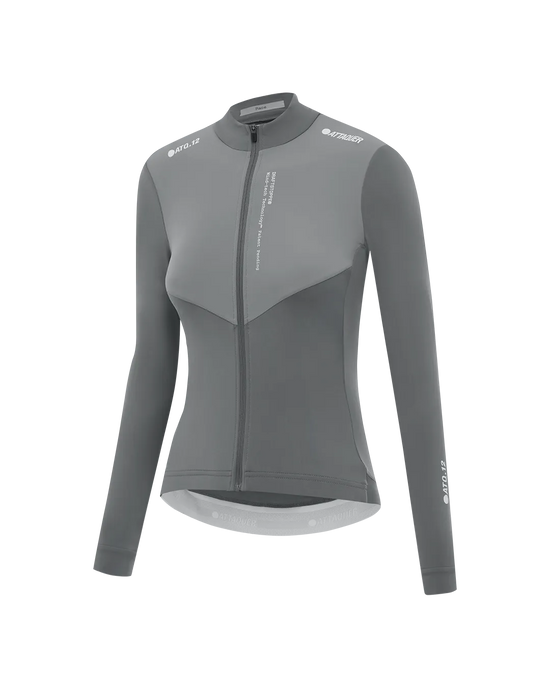 Womens Race Winter Long Sleeved Jersey Anthracite