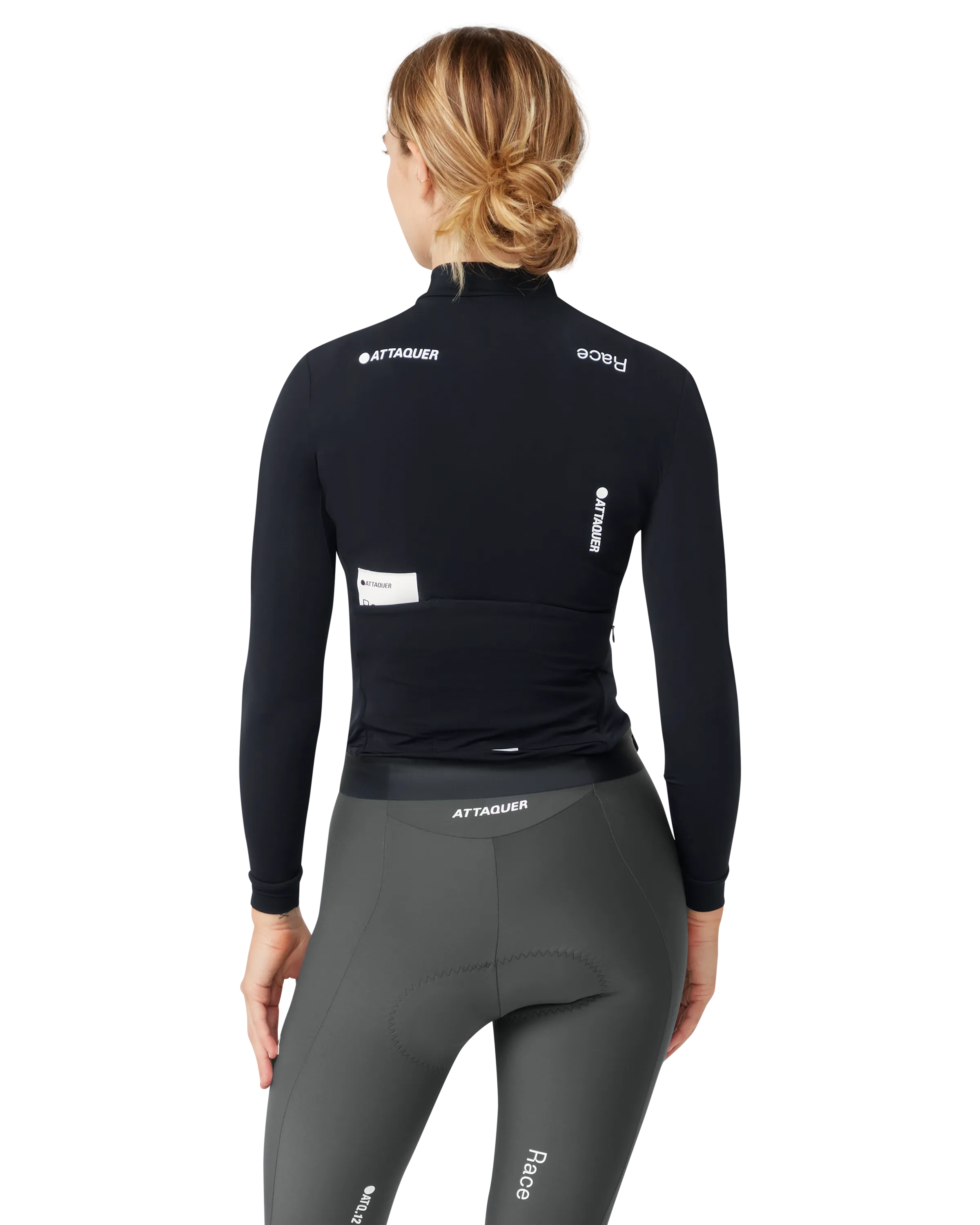 Womens Race Winter Long Sleeved Jersey Black-Attaquer-Attaquer