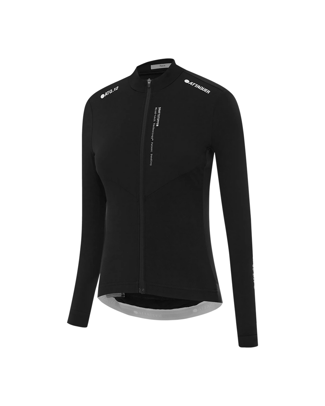 Womens Race Winter Long Sleeved Jersey Black