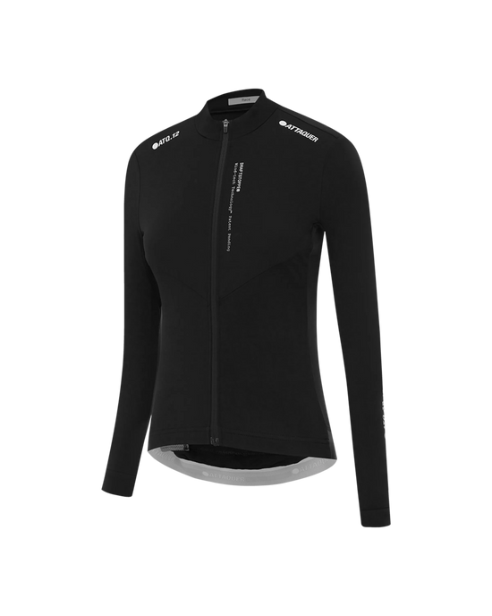 Womens Race Winter Long Sleeved Jersey Black