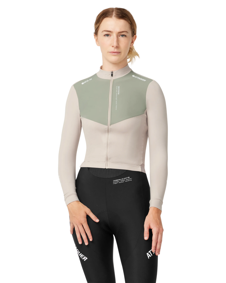 Womens Race Winter Long Sleeved Jersey Eggshell-Attaquer-Attaquer
