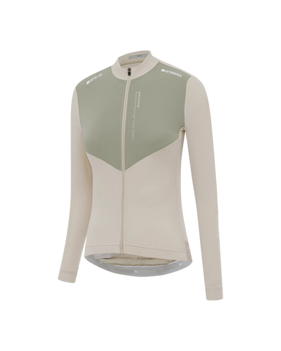 Womens Race Winter Long Sleeved Jersey Eggshell