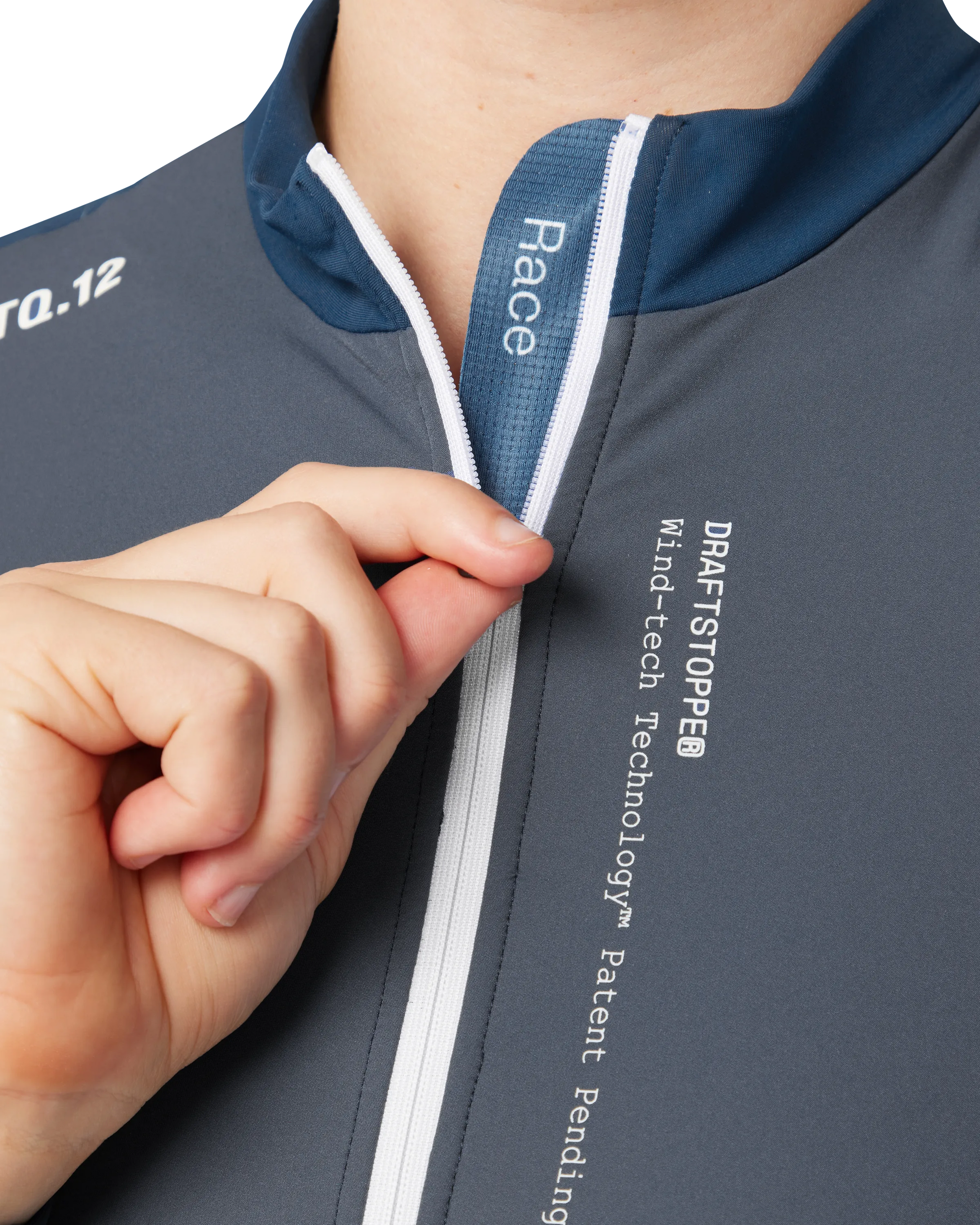 Womens Race Winter Long Sleeved Jersey Vintage Blue-Attaquer-Attaquer