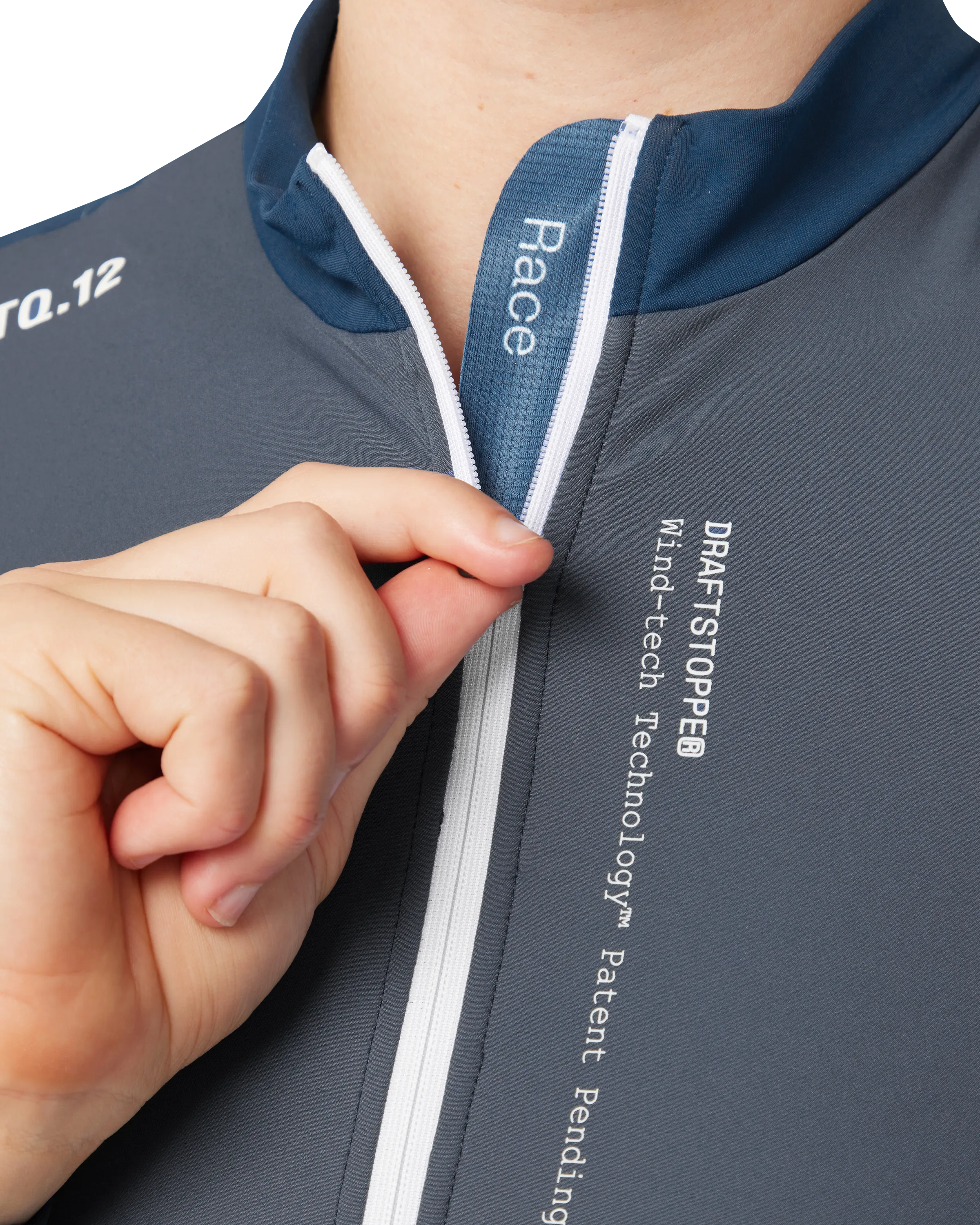 Womens Race Winter Long Sleeved Jersey Vintage Blue-Attaquer-Attaquer