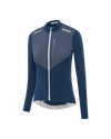 Womens Race Winter Long Sleeved Jersey Vintage Blue-Attaquer feature display pdp-hide