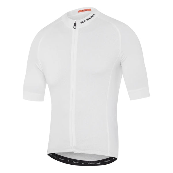 A-Line Jersey White - Attaquer Cycling Jersey