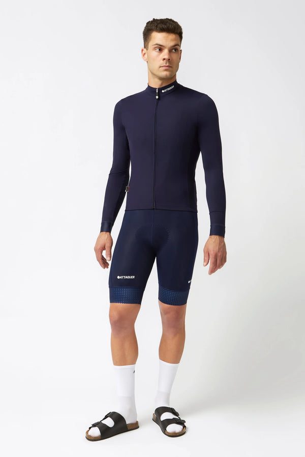 Attaquer Mens A-Line Winter LS Jersey 2.0 Navy main