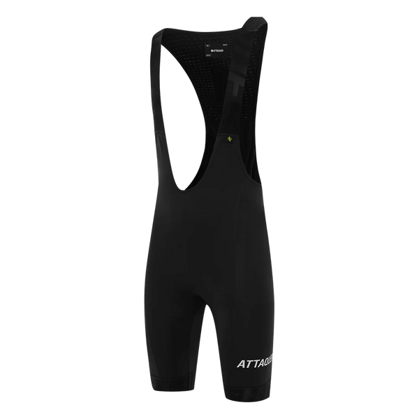 All Day Bib Short Black/White Reflective Logo feature display