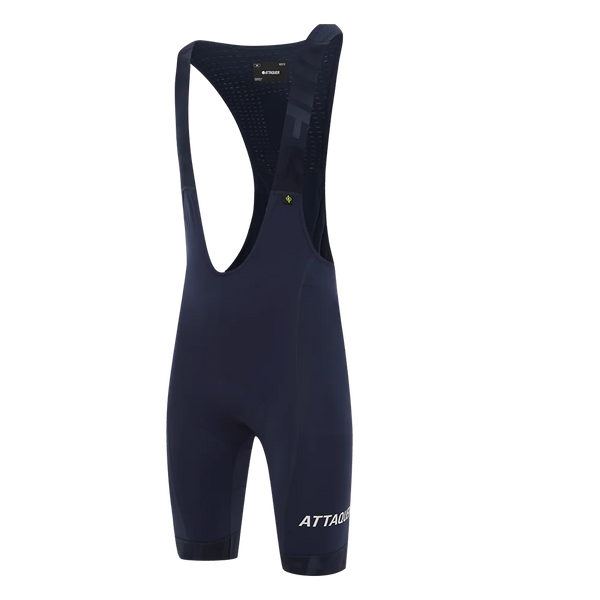 All Day Bib Short Navy/White Reflective Logo feature display