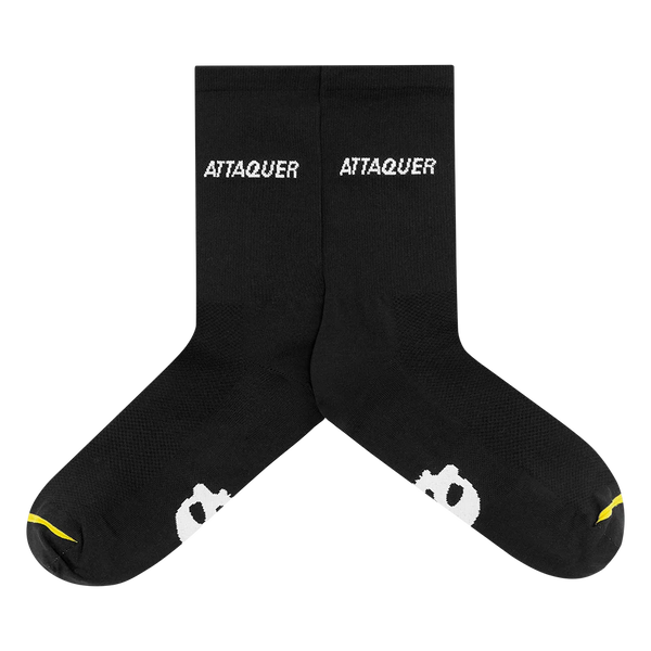 Attaquer Unisex All Day Socks Black Main